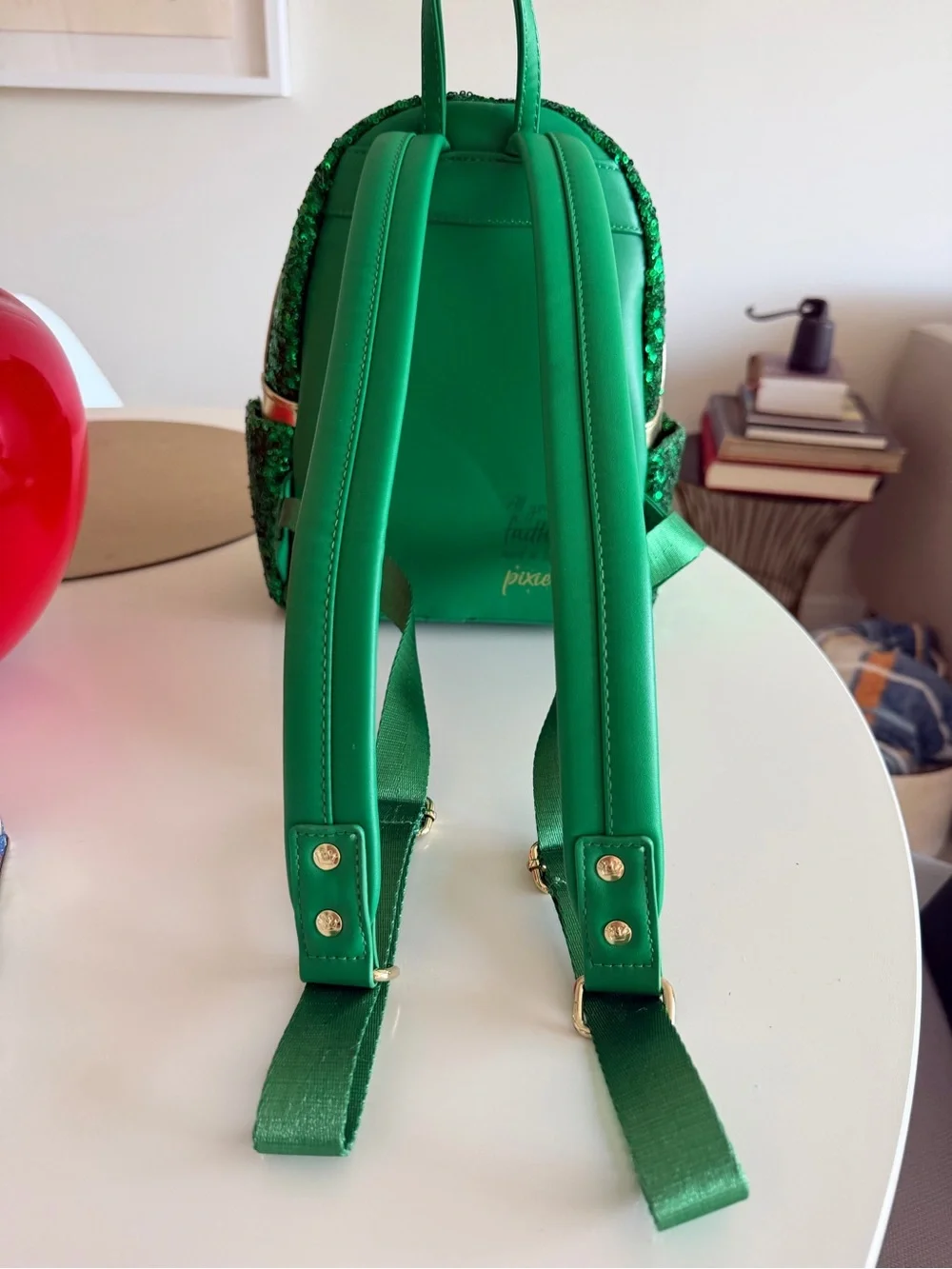 Disney Tinker Bell Green Sequin Loungefly